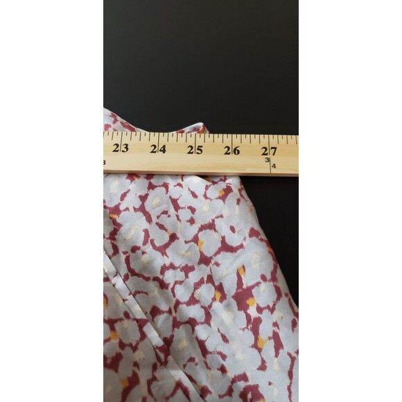 Joie Tank Top Womens 1X Silk Sleeveless Blouse Tie Shoulder Multicolor Floral - Picture 8 of 9